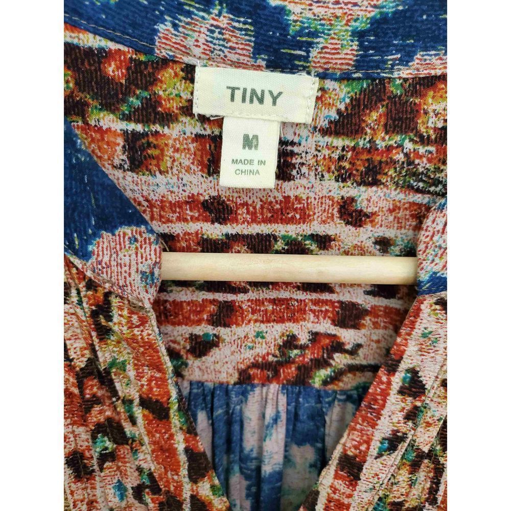 Anthropologie Women's Tiny Paquerette Boho Shirt Dress Size Medium - Picture 4 of 10